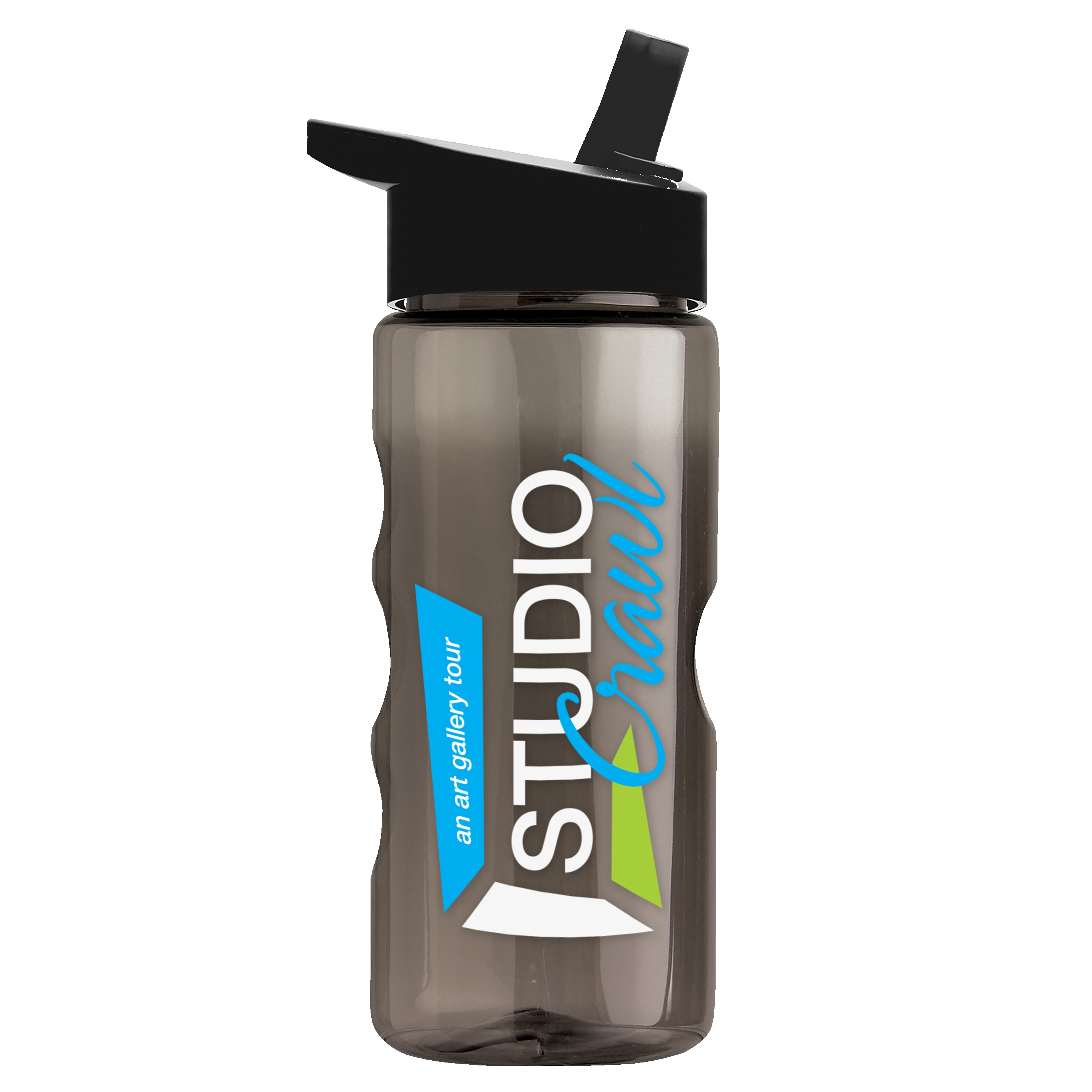 Garyline® Mini Mountain Tritan® Bottle with Flip-Straw Lid - 22 oz. 2