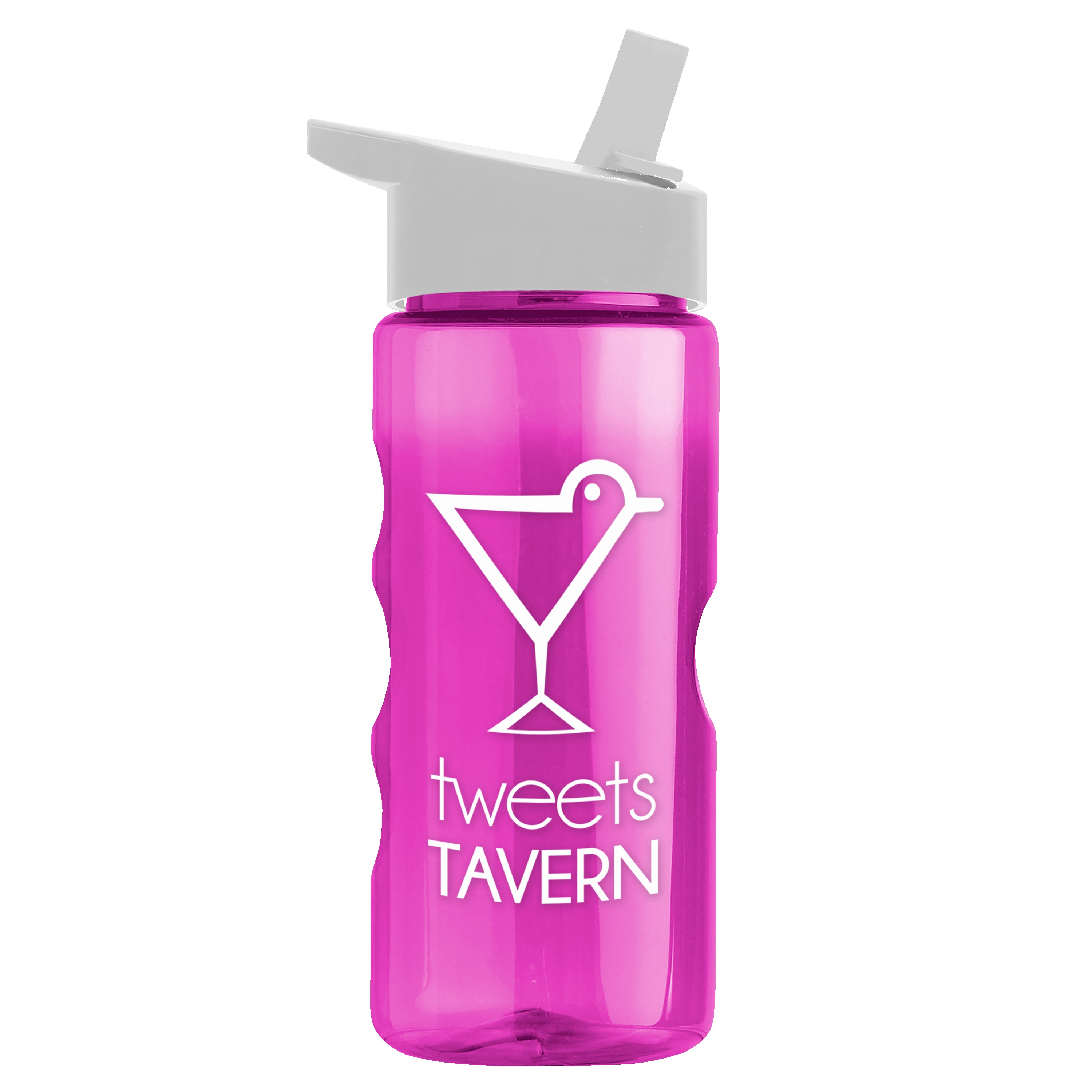 Garyline® Mini Mountain Tritan® Bottle with Flip-Straw Lid - 22 oz. 2