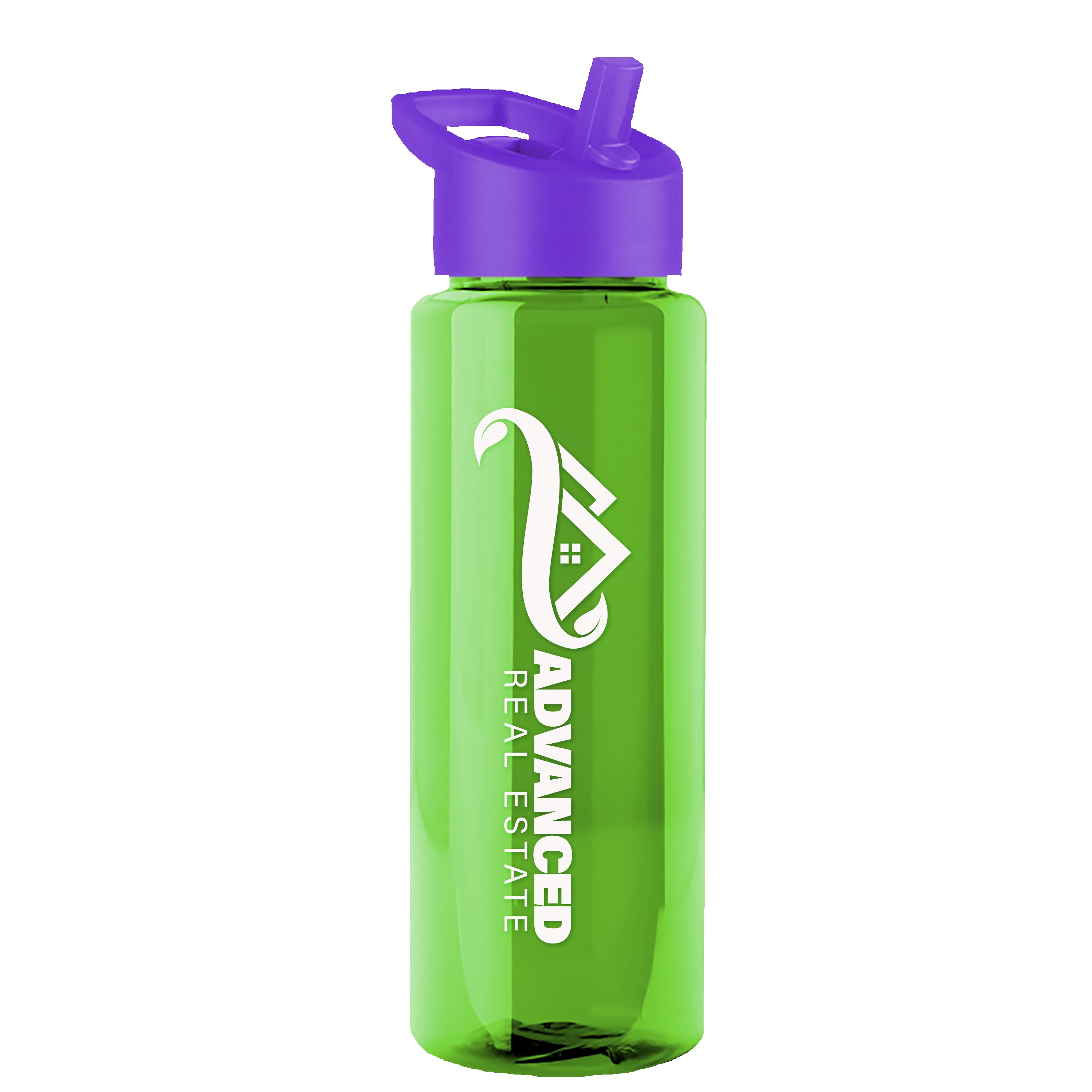 Garyline® Guzzler Bottle with Flip-Straw Lid - 32 oz. 2