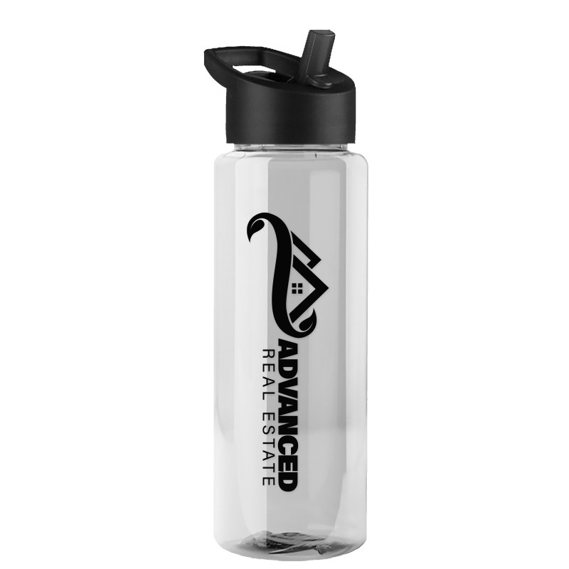 Garyline® Guzzler Bottle with Flip-Straw Lid - 32 oz. 2 Garyline® Guzzler Bottle with Flip-Straw Lid - 32 oz. 2