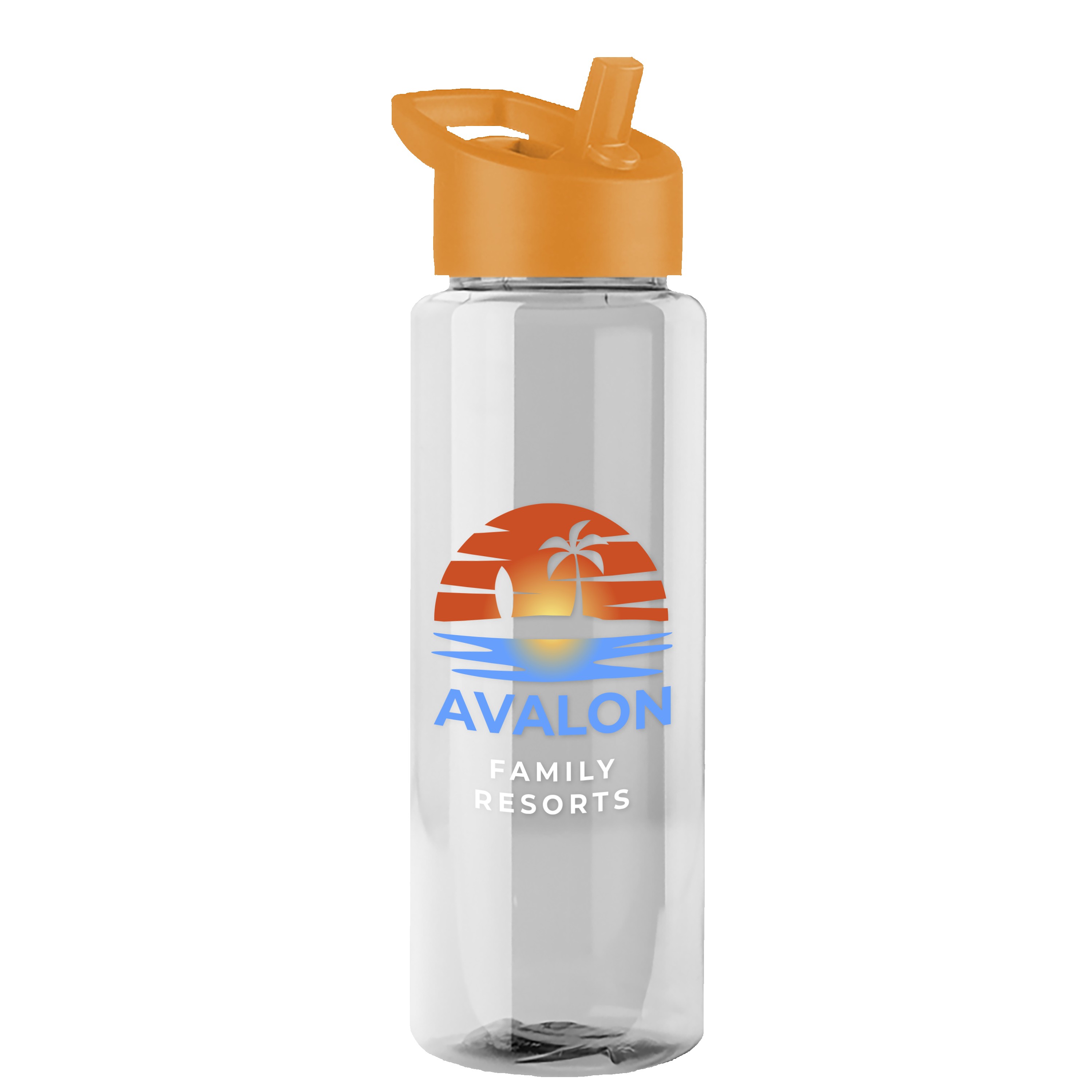 Garyline® Guzzler Bottle with Flip-Straw Lid - 32 oz. 2