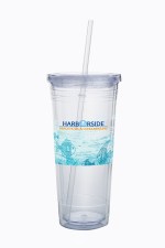 Good Value™ Double Wall Acrylic Tumbler - 24 oz. - 45857 clear product image Good Value™ Double Wall Acrylic Tumbler - 24 oz. - 45857 clear product image