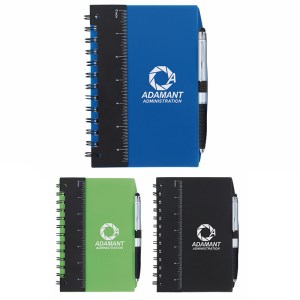 Good Value™ 5" x 7" Ruler Notebook with Flags and Stylus Pen 2 Good Value™ 5" x 7" Ruler Notebook with Flags and Stylus Pen 2