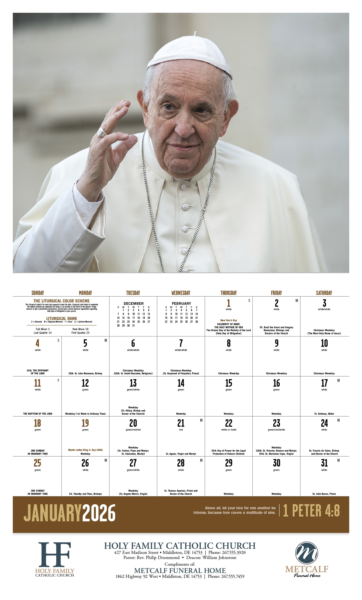 Good Value™ Catholic Spirit - Stapled Calendar 2