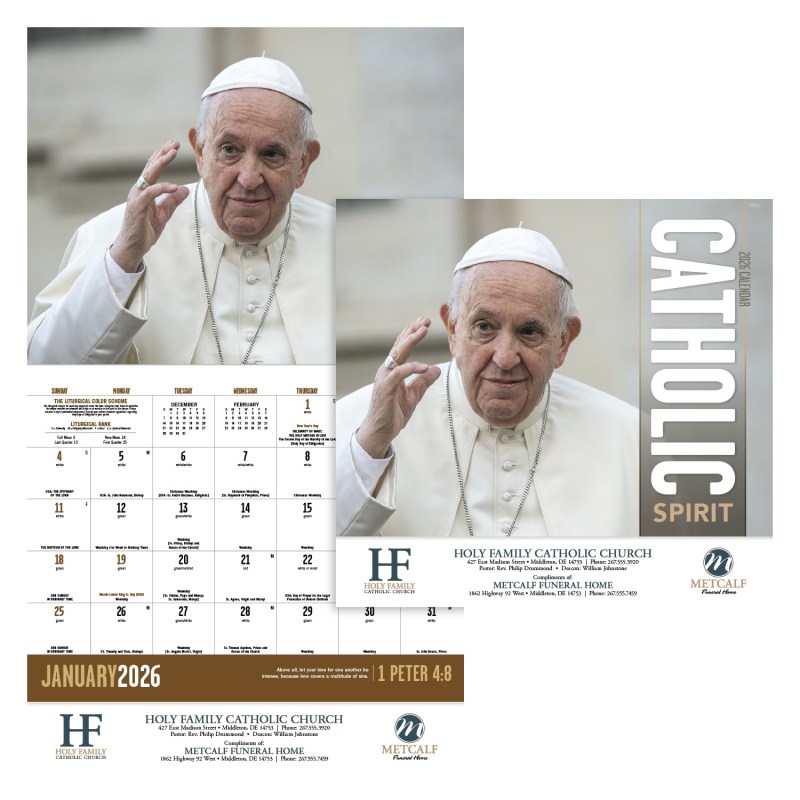 Good Value™ Catholic Spirit Calendar 2 Good Value™ Catholic Spirit Calendar 2