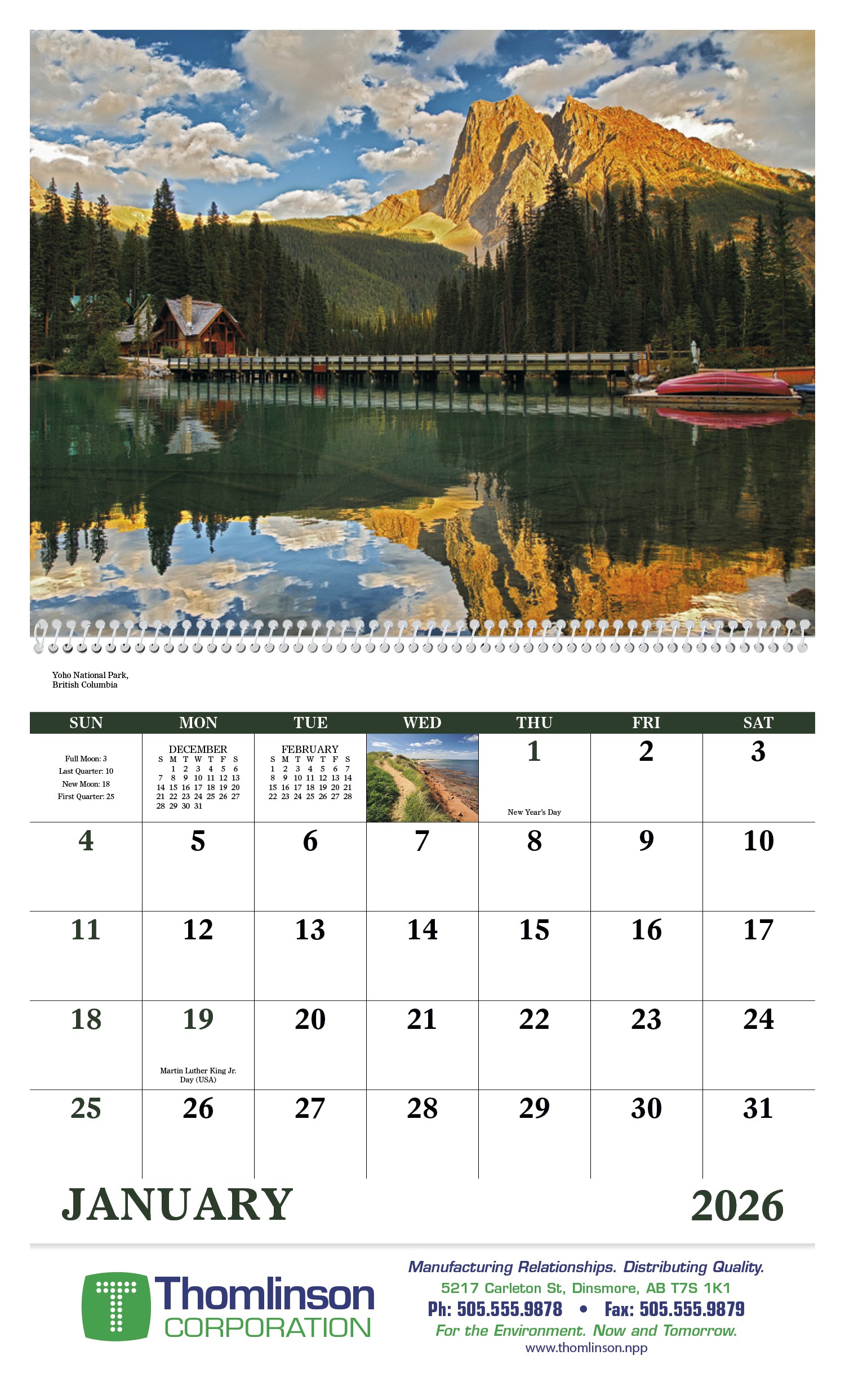 Good Value™ Canadian National Parks - Spiral Calendar 2