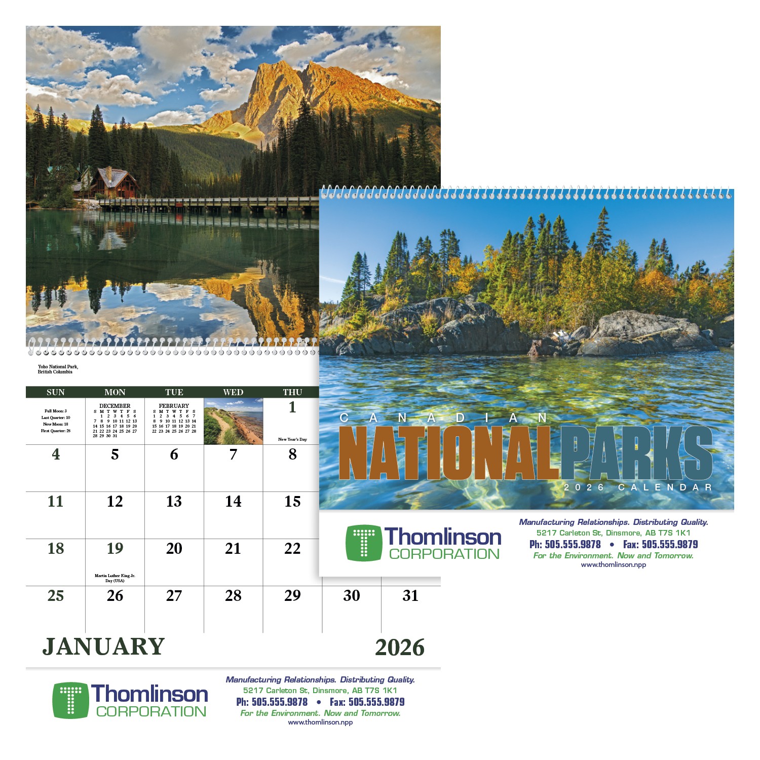 Good Value™ Canadian National Parks - Spiral Calendar 2