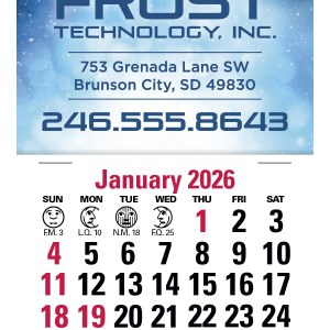 Triumph® Calendars Press-N-Stick Full-Color Header Standard Calendar 2 Triumph® Calendars Press-N-Stick Full-Color Header Standard Calendar 2