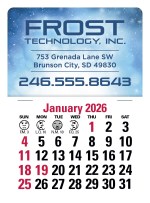 Triumph® Calendars Press-N-Stick Full-Color Header Standard Calendar 2 Triumph® Calendars Press-N-Stick Full-Color Header Standard Calendar 2