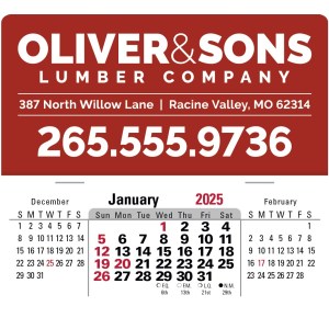 Triumph® Calendars Press-N-Stick XL Header with 3-Month Horizontal Calendar 2 Triumph® Calendars Press-N-Stick XL Header with 3-Month Horizontal Calendar 2