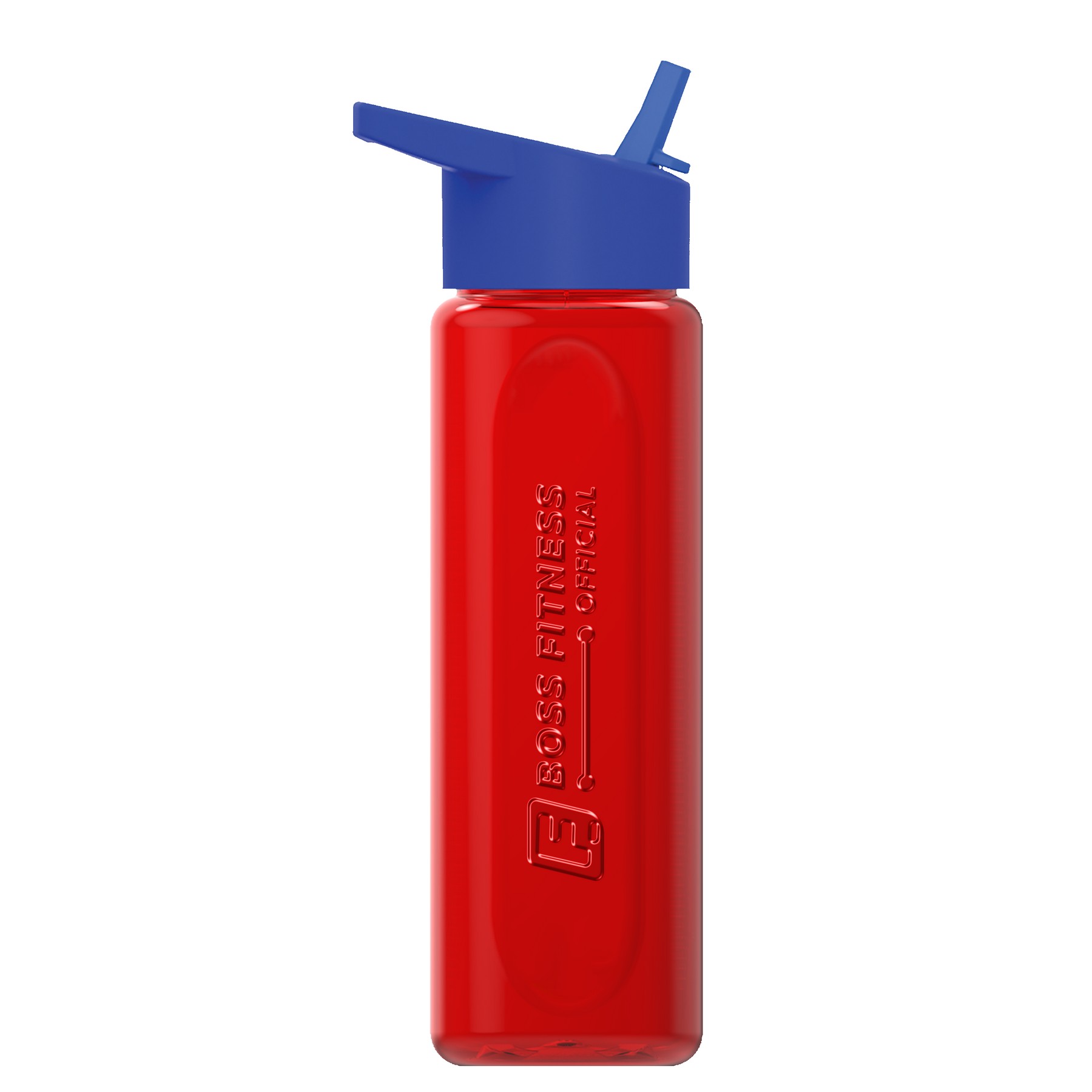 Garyline® Boss Embossed RPET Bottle with Flip-Straw Lid - 26 oz. 2