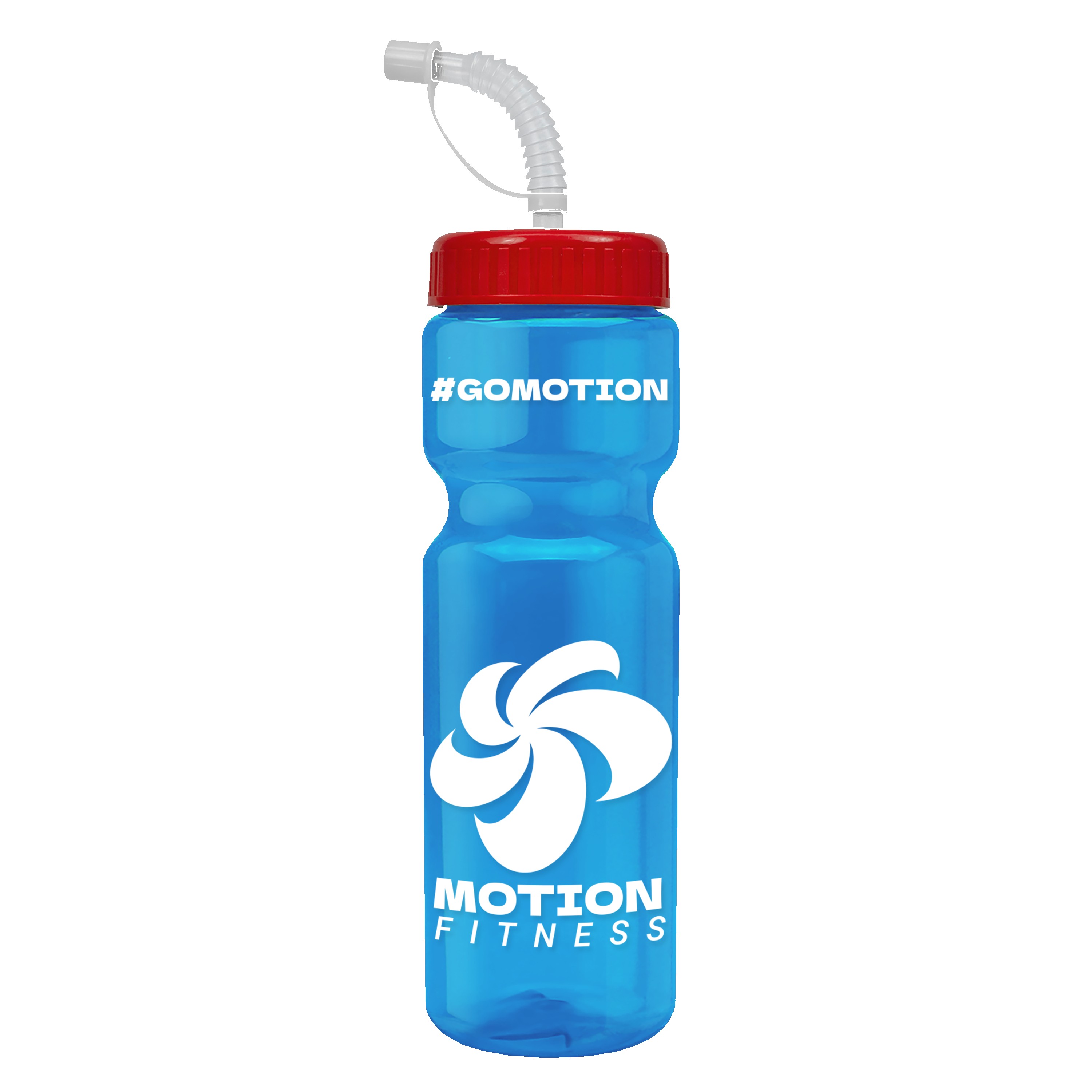 Garyline® Champ Recycled Bottle with Straw Lid - 28 oz. 2