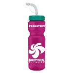 Garyline® Champ Recycled Bottle with Straw Lid - 28 oz. - RP28S_translucenthotpink_bottle_teal_lid_frost_straw_1c.png Garyline® Champ Recycled Bottle with Straw Lid - 28 oz. - RP28S_translucenthotpink_bottle_teal_lid_frost_straw_1c.png