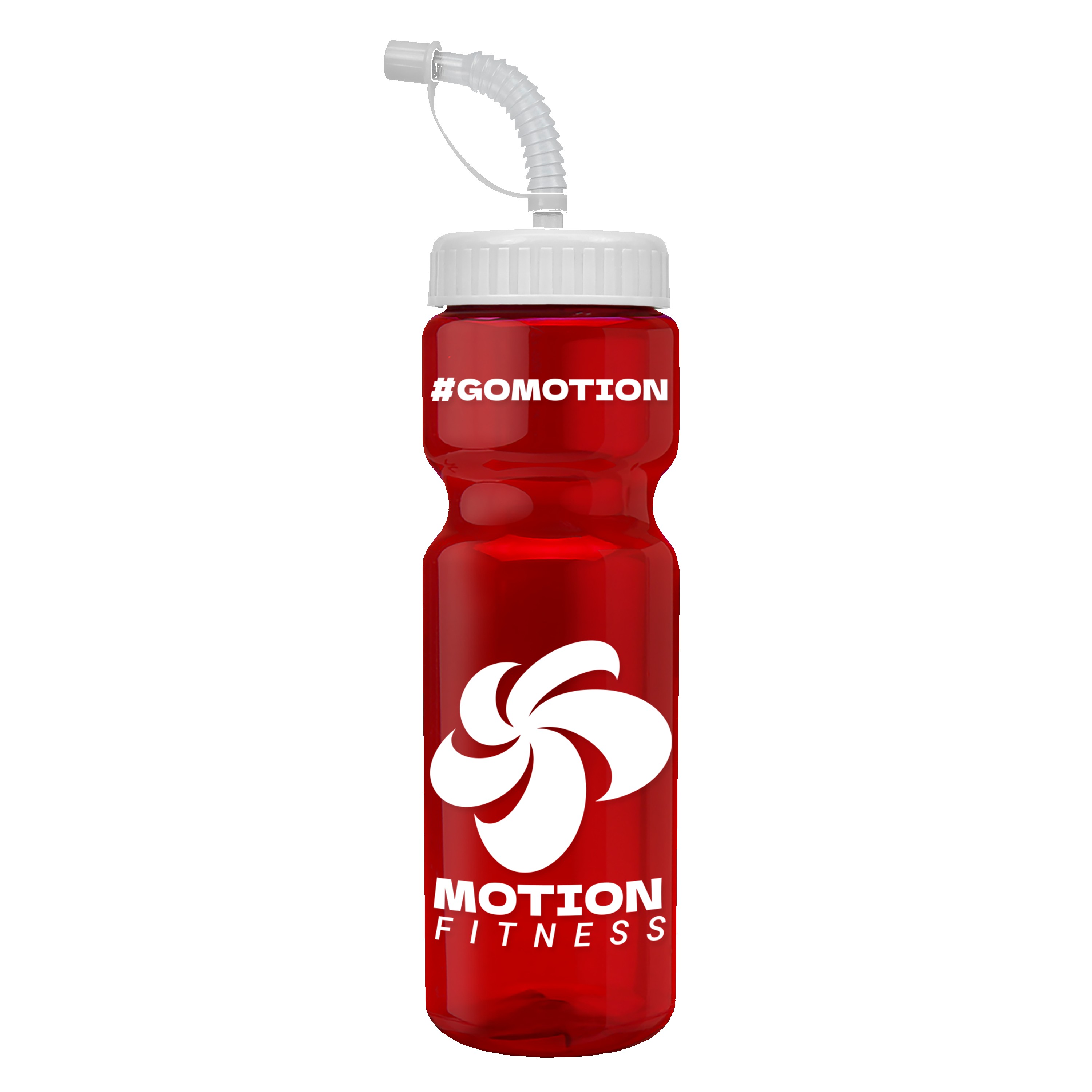 Garyline® Champ Recycled Bottle with Straw Lid - 28 oz. 2