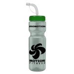 Garyline® Champ Recycled Bottle with Straw Lid - 28 oz. 2 Garyline® Champ Recycled Bottle with Straw Lid - 28 oz. 2