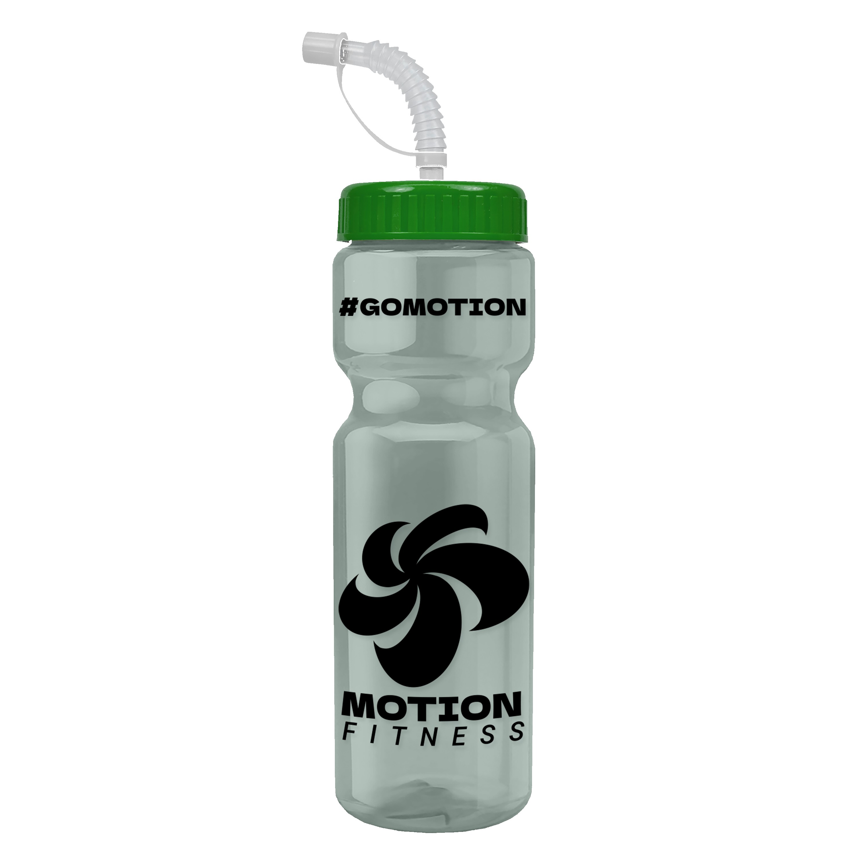 Garyline® Champ Recycled Bottle with Straw Lid - 28 oz. 2