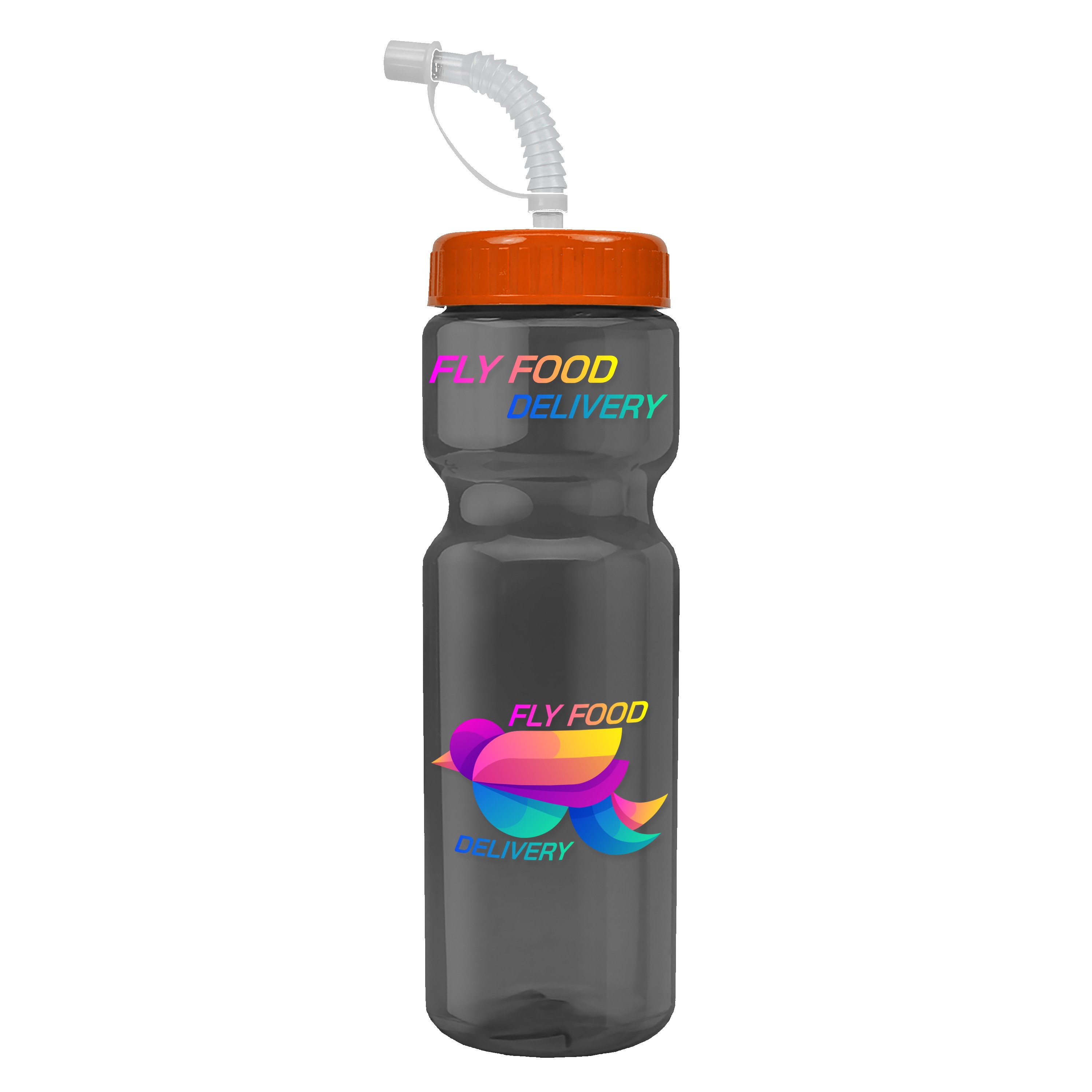 Garyline® Champ Recycled Bottle with Straw Lid - 28 oz. 2
