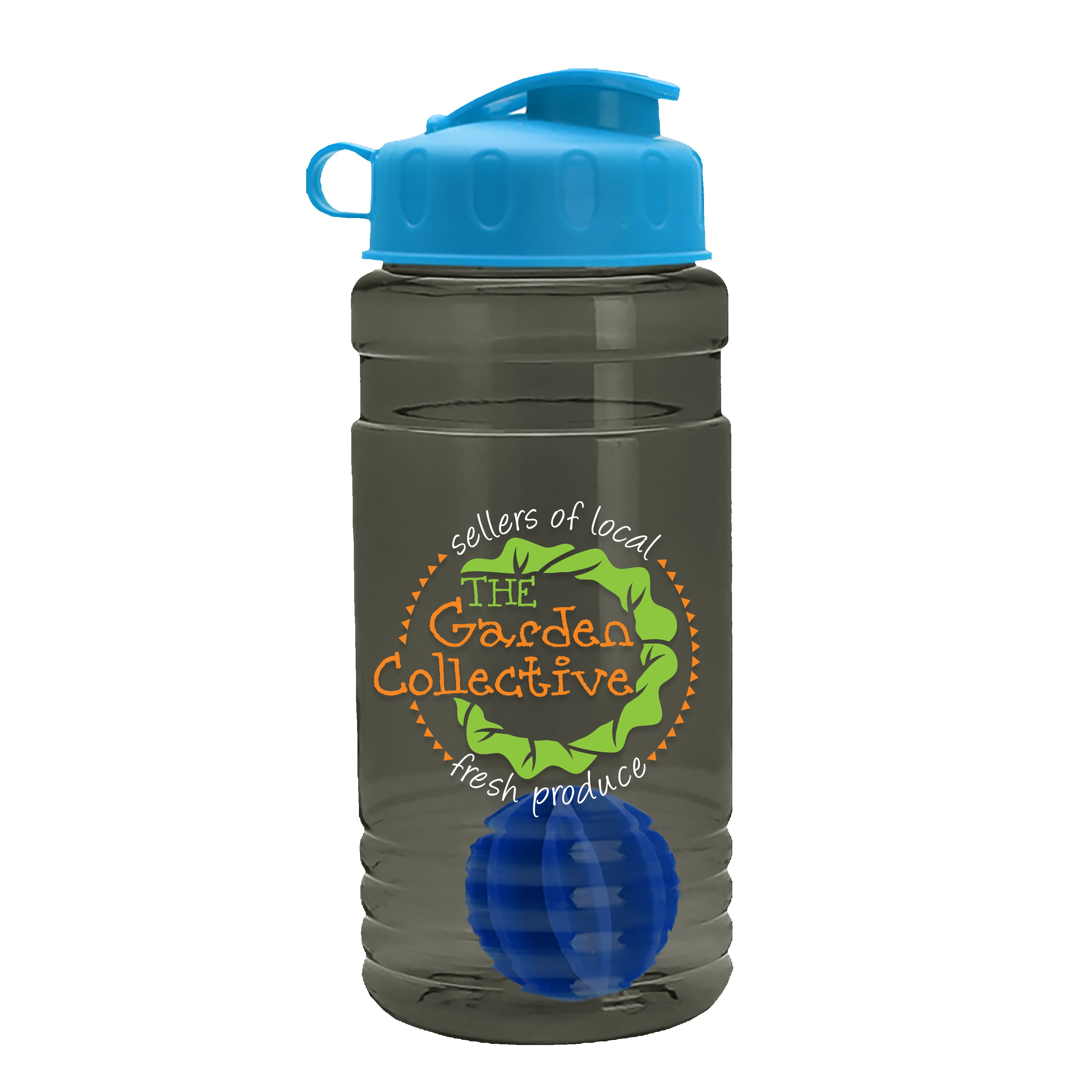 Garyline® Groove Tritan® Shaker Bottle with Flip-Top Lid and Mixing Ball - 20 oz. 2