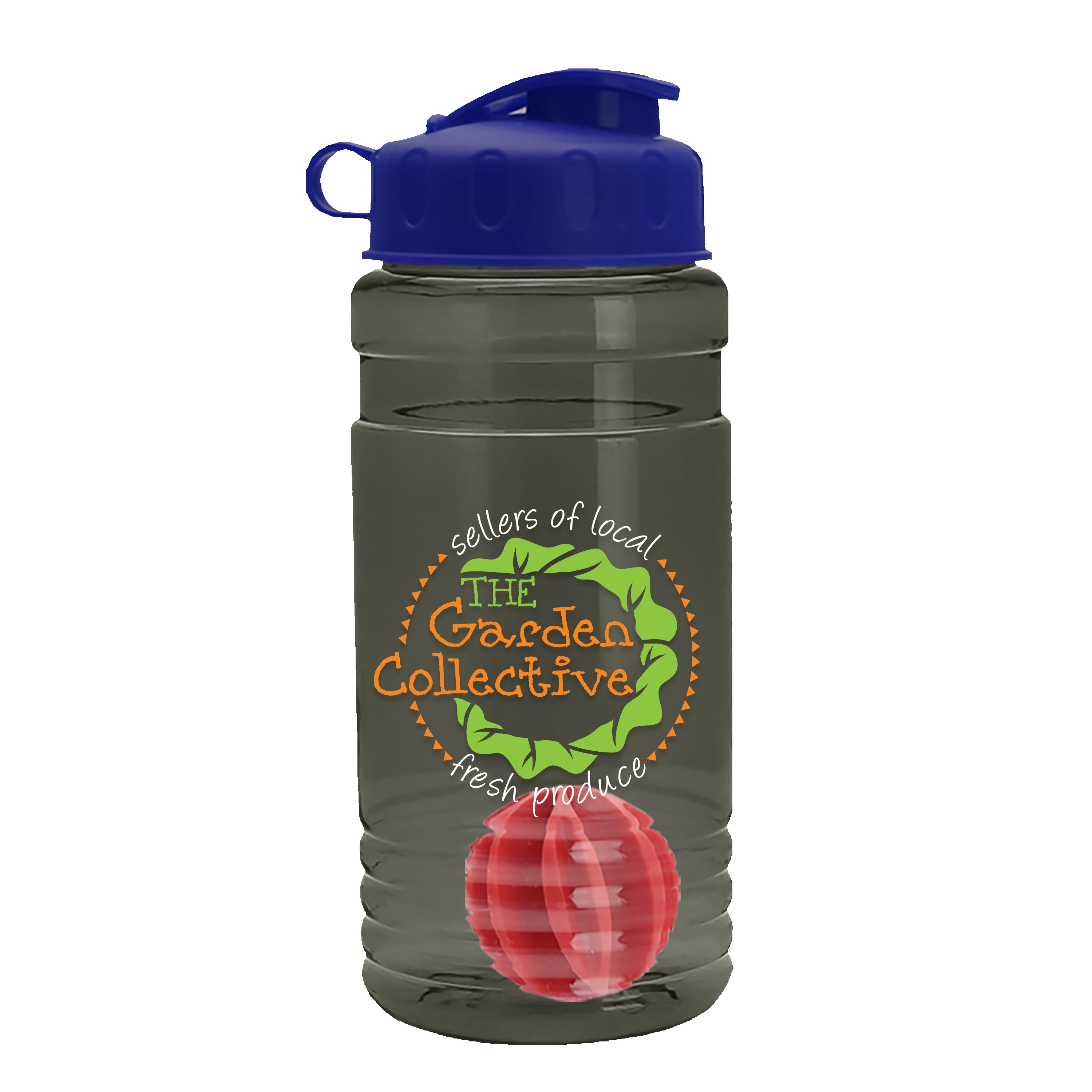 Garyline® Groove Tritan® Shaker Bottle with Flip-Top Lid and Mixing Ball - 20 oz. 2