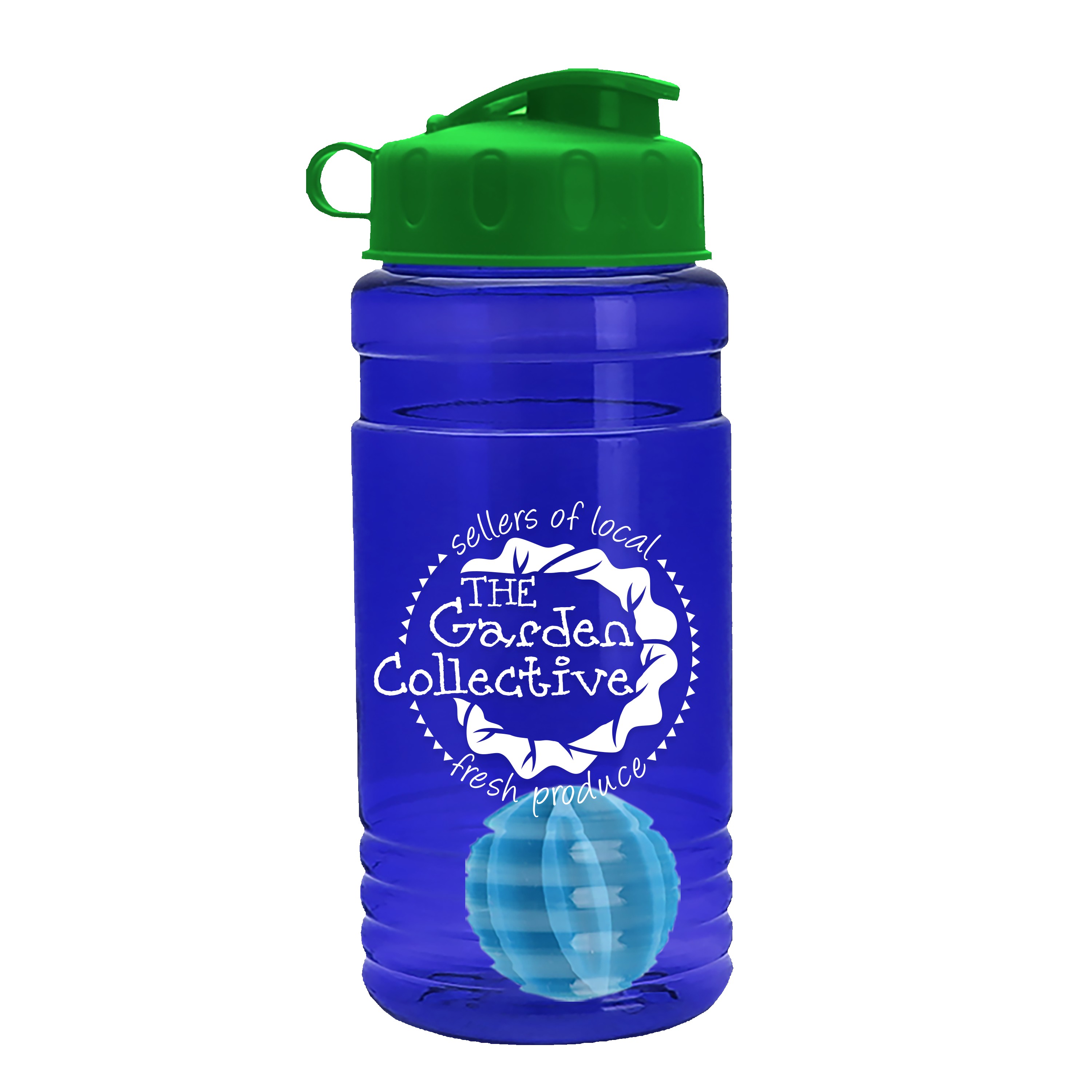 Garyline® Groove Tritan® Shaker Bottle with Flip-Top Lid and Mixing Ball - 20 oz. 2