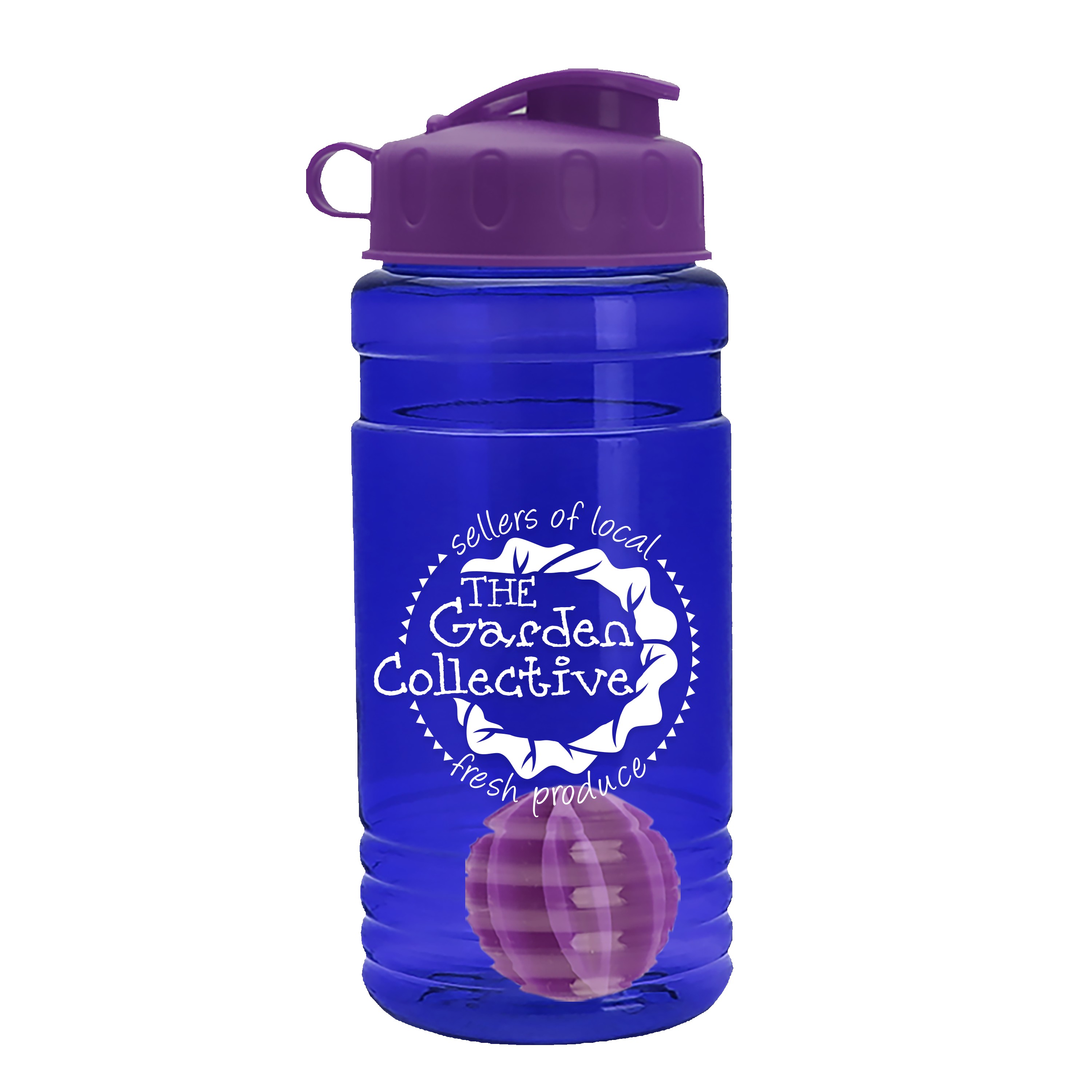 Garyline® Groove Tritan® Shaker Bottle with Flip-Top Lid and Mixing Ball - 20 oz. 2