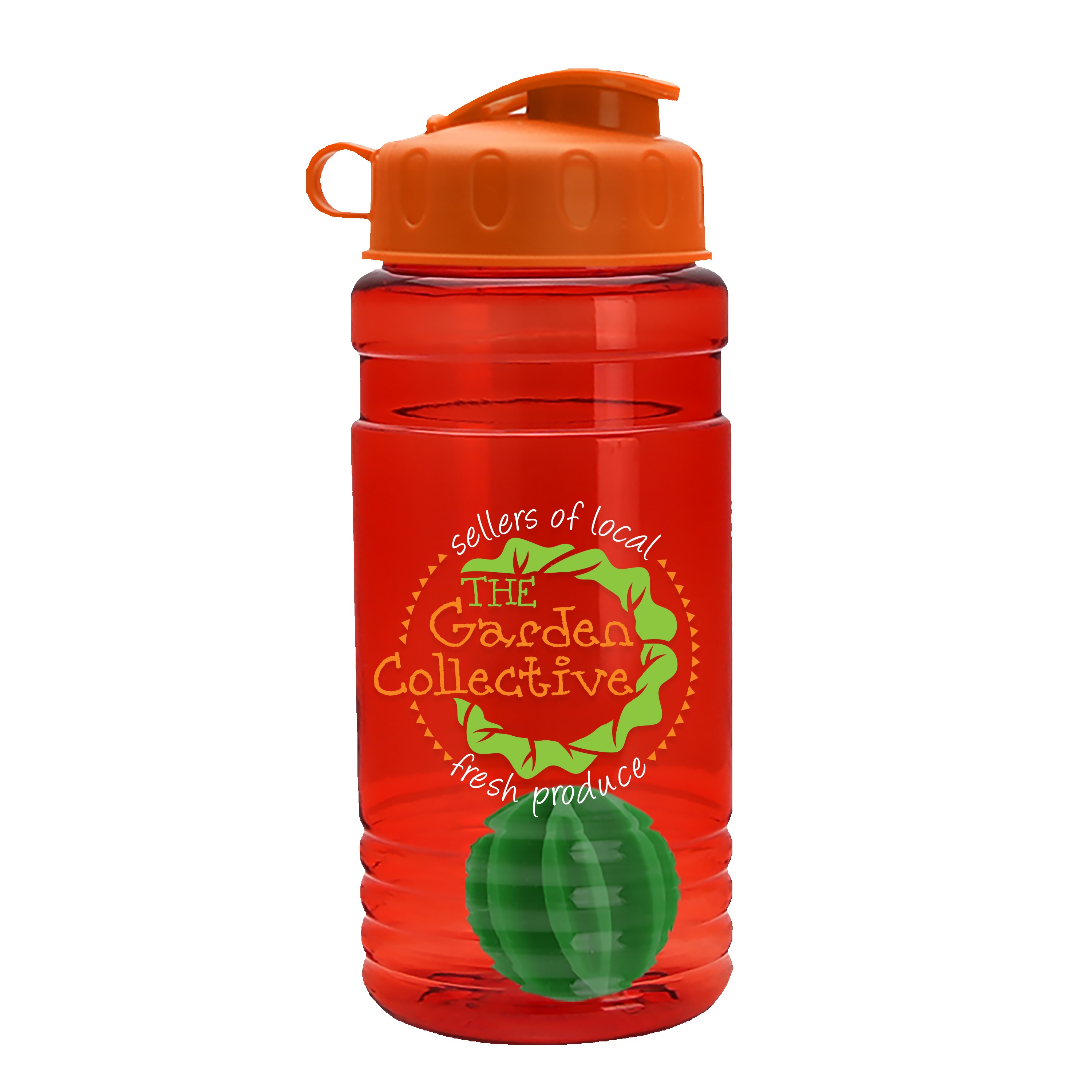 Garyline® Groove Tritan® Shaker Bottle with Flip-Top Lid and Mixing Ball - 20 oz. 2