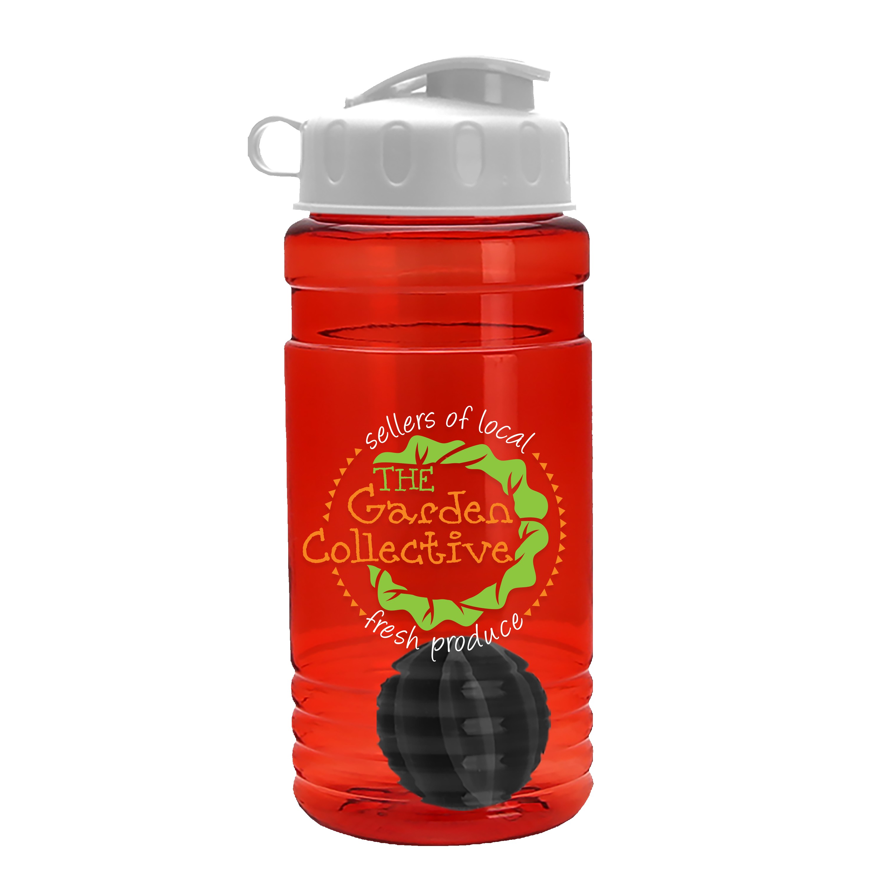 Garyline® Groove Tritan® Shaker Bottle with Flip-Top Lid and Mixing Ball - 20 oz. 2