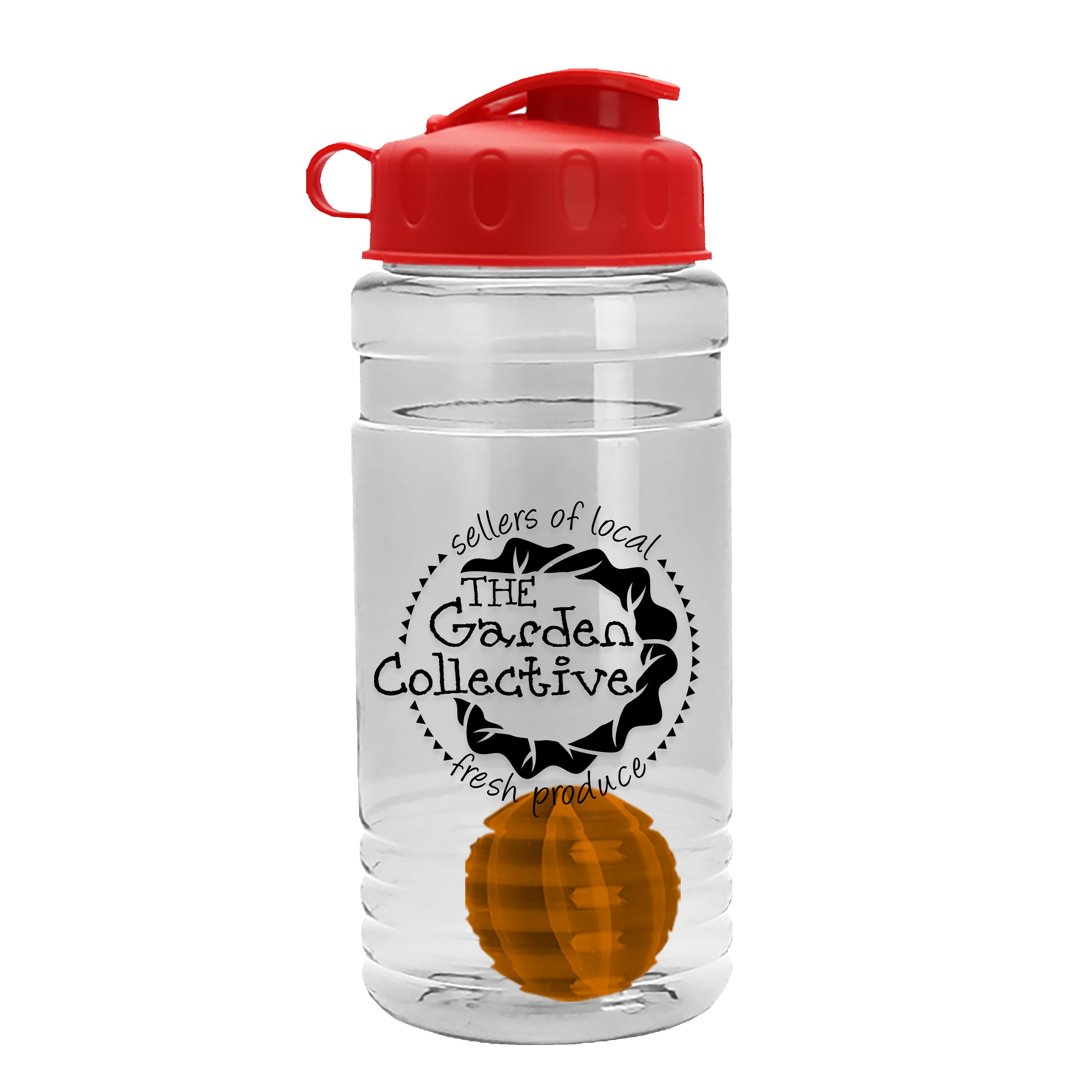 Garyline® Groove Tritan® Shaker Bottle with Flip-Top Lid and Mixing Ball - 20 oz. 2