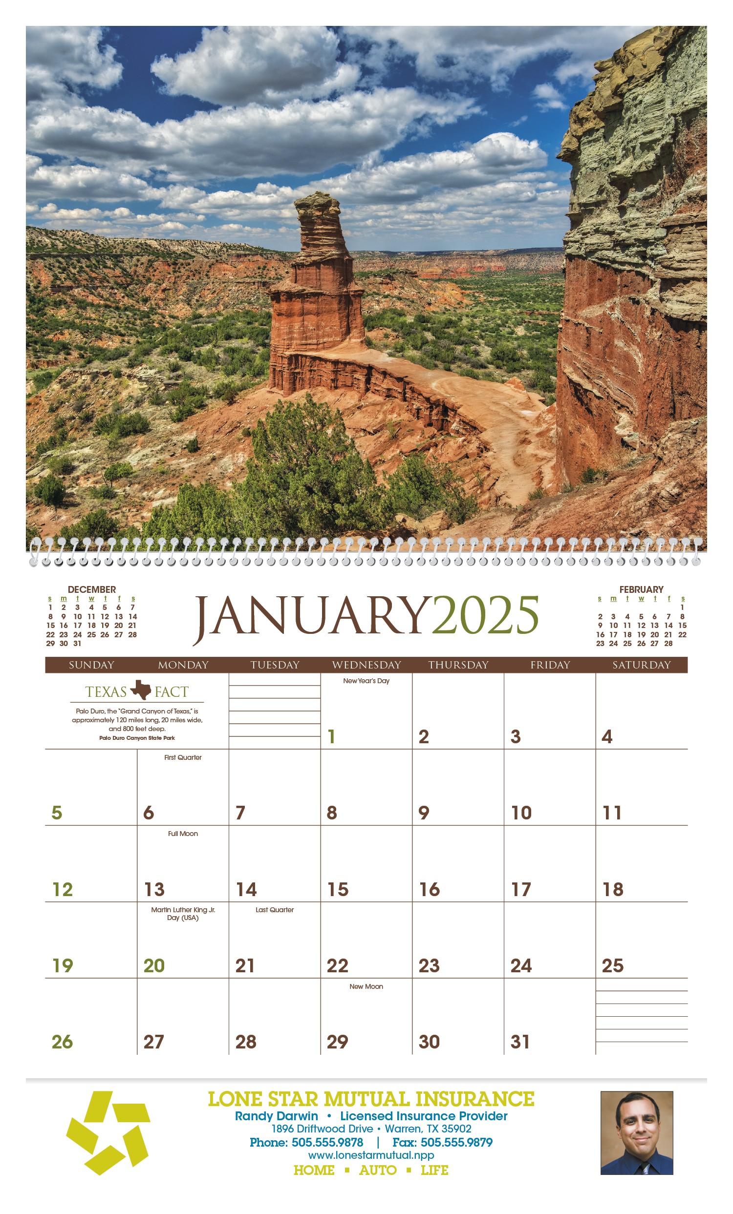 Triumph® Calendars Texas Calendar 2