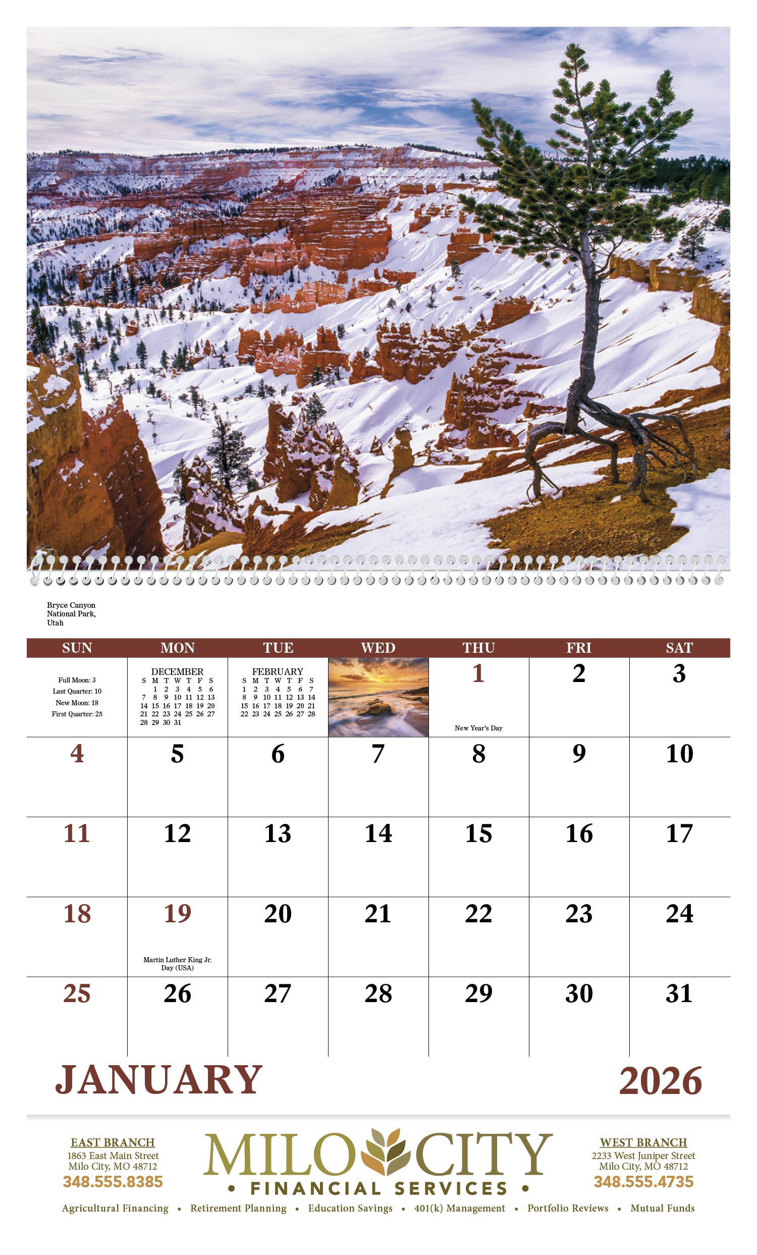 Good Value™ Landscapes of America - Spiral Calendar 2