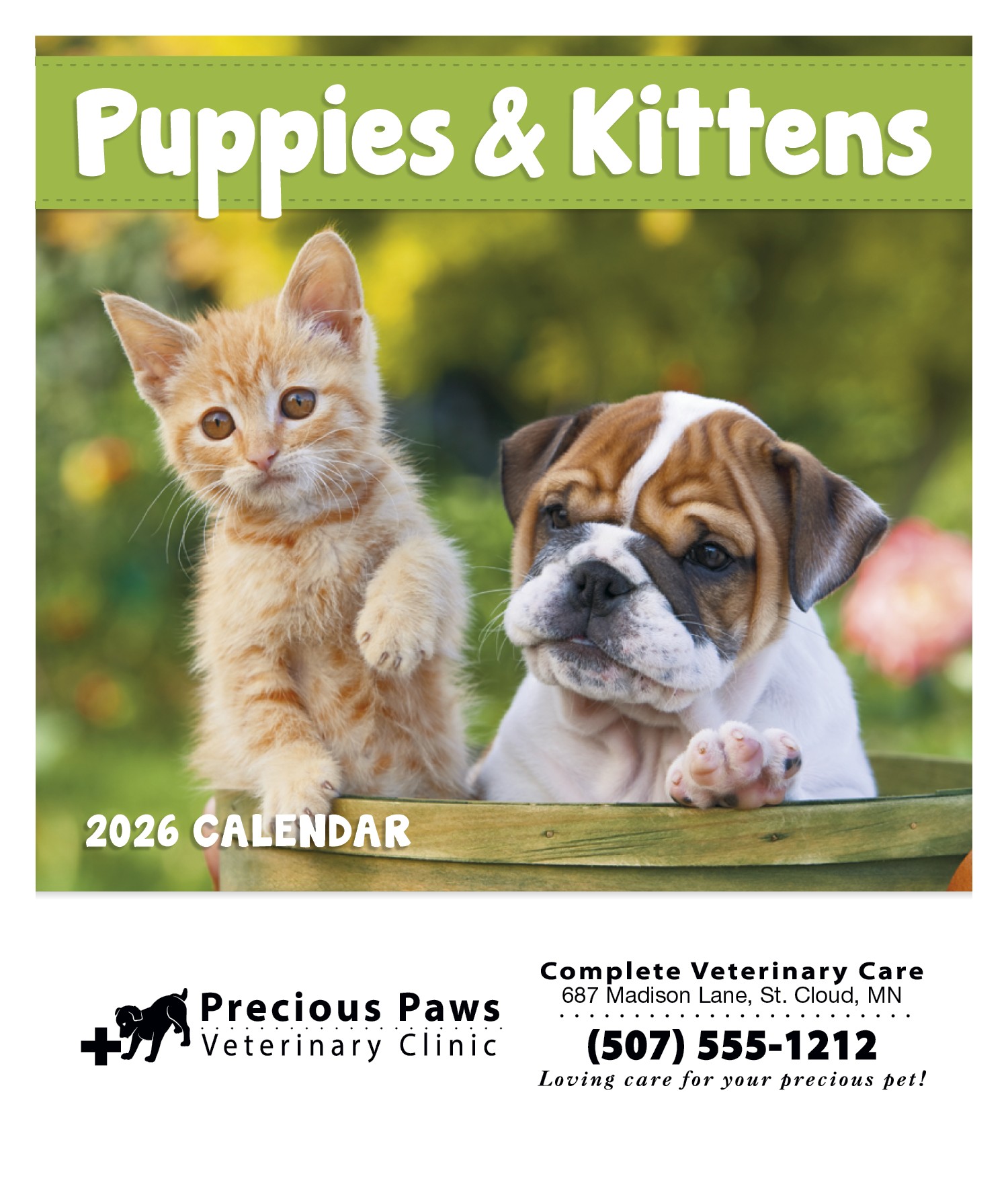 Good Value™ Puppies & Kittens - Mini Calendar 2