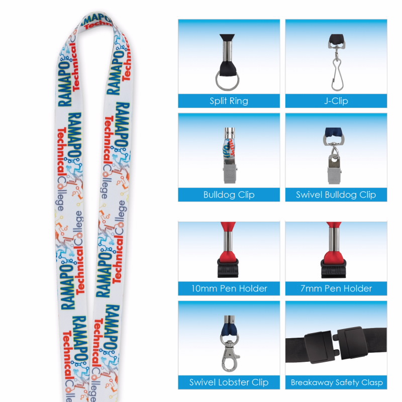 Good Value™ 3/4" Fine-Print Lanyard 2