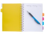 Good Value™ Spiral Notebook with Tabs - 15855 white open image Good Value™ Spiral Notebook with Tabs - 15855 white open image