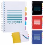 Good Value™ Spiral Notebook with Tabs - 15855 black front image Good Value™ Spiral Notebook with Tabs - 15855 black front image