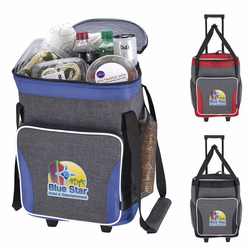 Koozie® Two-Tone Tailgate Rolling Cooler 2