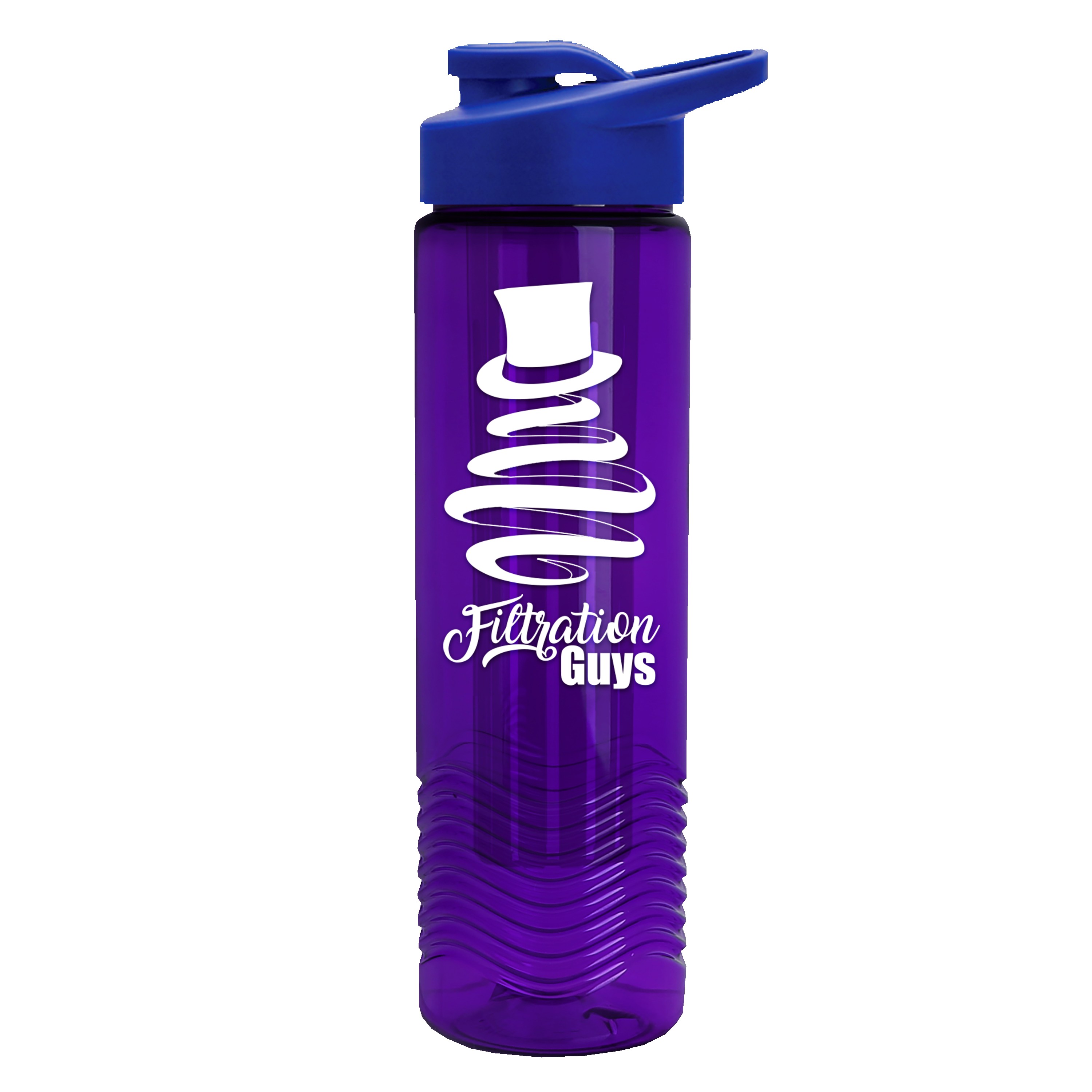 Garyline® Wave Tritan® Bottle with Drink-Thru Lid and Infuser - 24 oz. 2