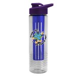 Garyline® Wave Tritan® Bottle with Drink-Thru Lid and Infuser - 24 oz. - TRB24DIX_frost_bottle_violet_lid_blue_infuser_full.png Garyline® Wave Tritan® Bottle with Drink-Thru Lid and Infuser - 24 oz. - TRB24DIX_frost_bottle_violet_lid_blue_infuser_full.png