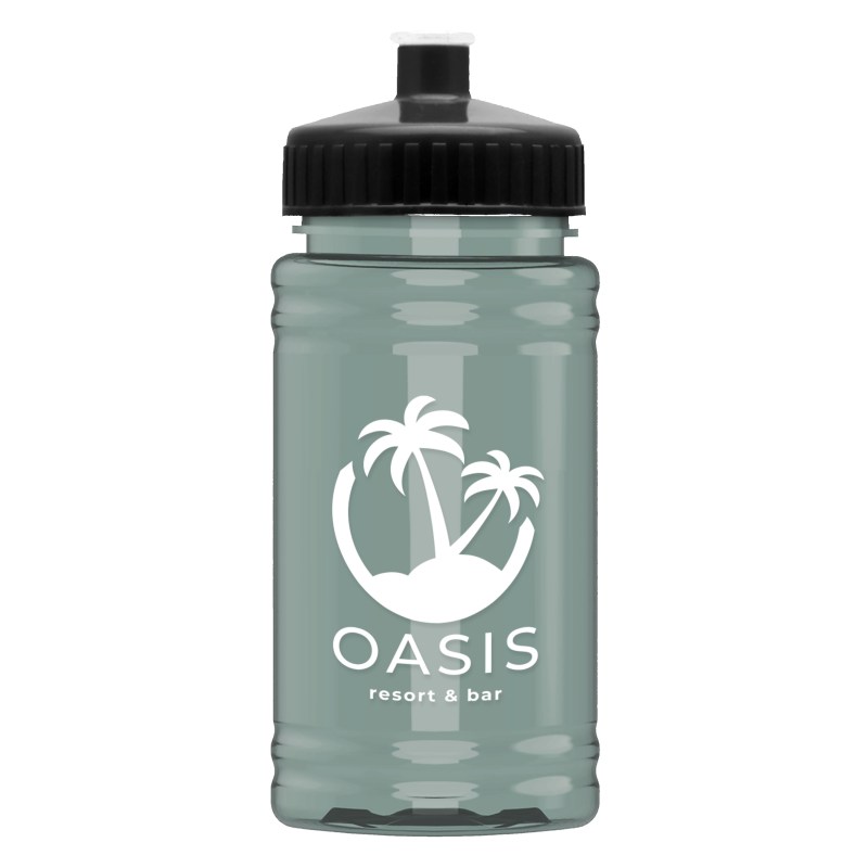 Garyline® Mini RPET Bottle with Push-Pull Lid - 16 oz. 2 Garyline® Mini RPET Bottle with Push-Pull Lid - 16 oz. 2
