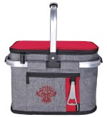 Koozie® Collapsible Picnic Basket - 26247 red image Koozie® Collapsible Picnic Basket - 26247 red image