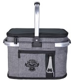 Koozie® Collapsible Picnic Basket - 26247 black image Koozie® Collapsible Picnic Basket - 26247 black image