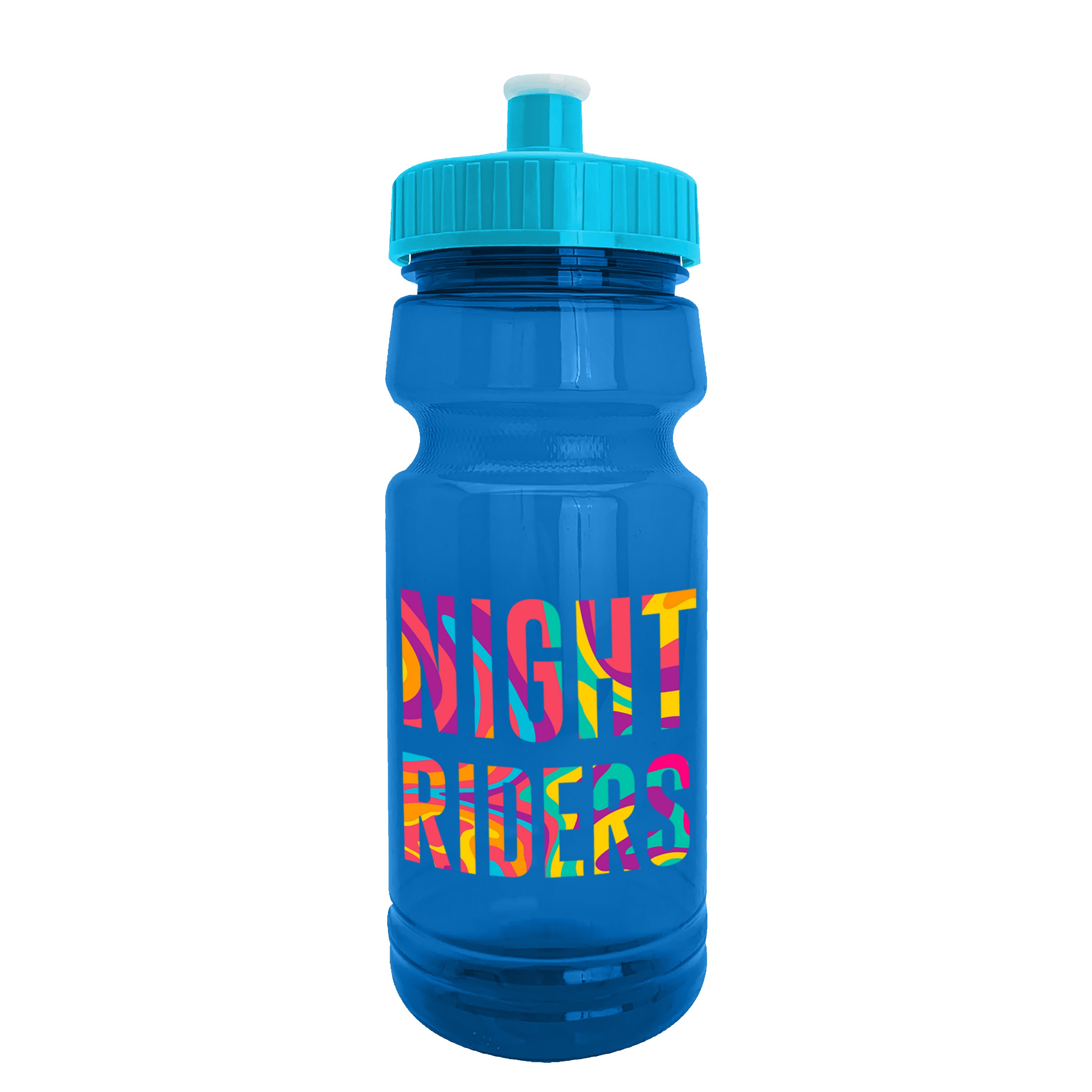 Garyline® Trainer RPET Bottle with Push-Pull Lid - 24 oz. 2