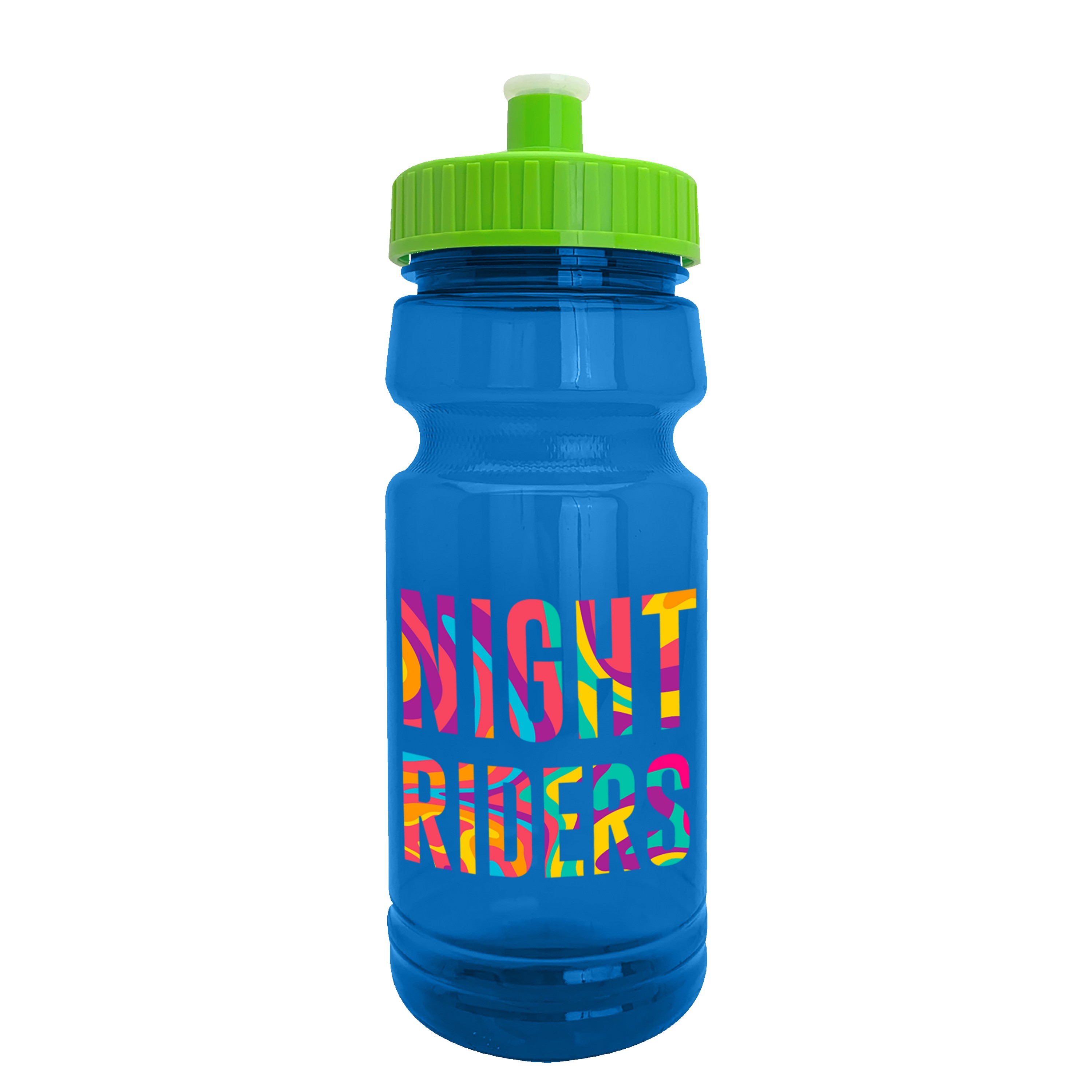 Garyline® Trainer RPET Bottle with Push-Pull Lid - 24 oz. 2