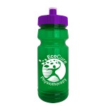 Garyline® Trainer RPET Bottle with Push-Pull Lid - 24 oz. - RP124_translucentgreen_bottle_violet_lid_1c.png Garyline® Trainer RPET Bottle with Push-Pull Lid - 24 oz. - RP124_translucentgreen_bottle_violet_lid_1c.png