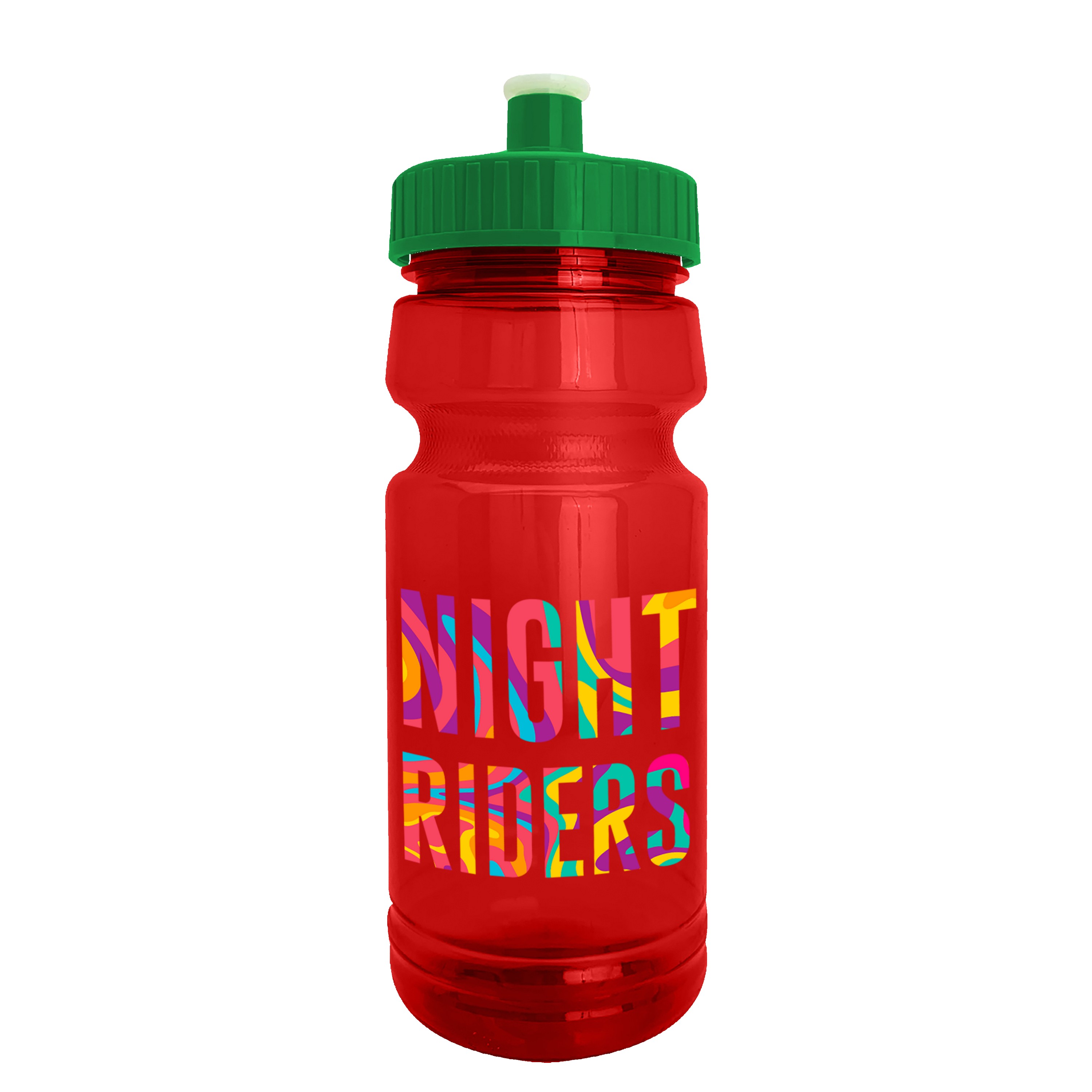 Garyline® Trainer RPET Bottle with Push-Pull Lid - 24 oz. 2