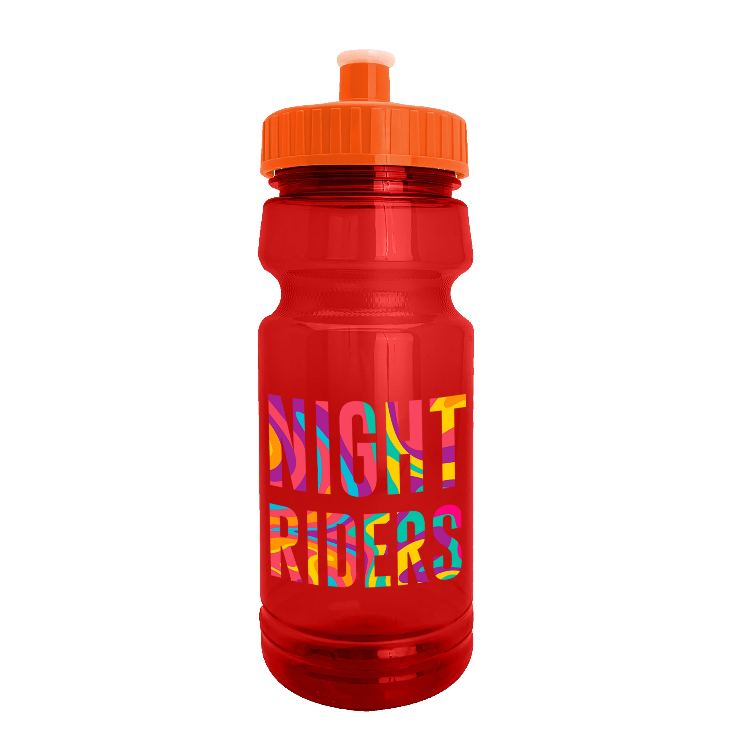 Garyline® Trainer RPET Bottle with Push-Pull Lid - 24 oz. 2