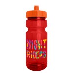 Garyline® Trainer RPET Bottle with Push-Pull Lid - 24 oz. - RP124_translucentred_bottle_orange_lid_full.png Garyline® Trainer RPET Bottle with Push-Pull Lid - 24 oz. - RP124_translucentred_bottle_orange_lid_full.png