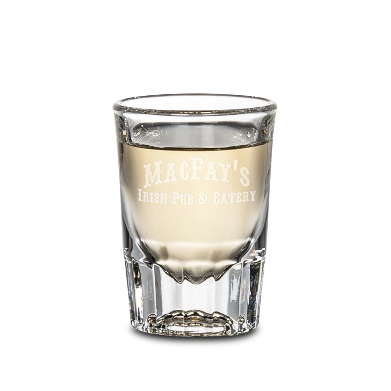 Standard Tavern Shot Glass - 2 oz. 2 Standard Tavern Shot Glass - 2 oz. 2