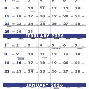 Triumph® Calendars 3-Month Planner (4-Sheet) 2 Triumph® Calendars 3-Month Planner (4-Sheet) 2