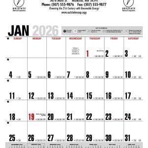 Yearly Record® Gray with Red Calendar 2 Yearly Record® Gray with Red Calendar 2