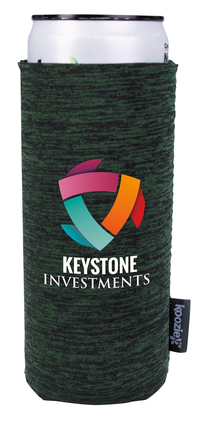 Koozie® Heather Collapsible Slim Can Cooler 2
